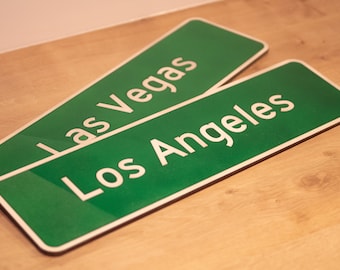 アメリカの木製道路標識