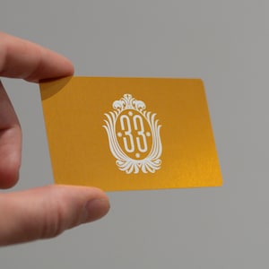 Carte Métal Club 33 - Réplique Collector (Noir ou Or)