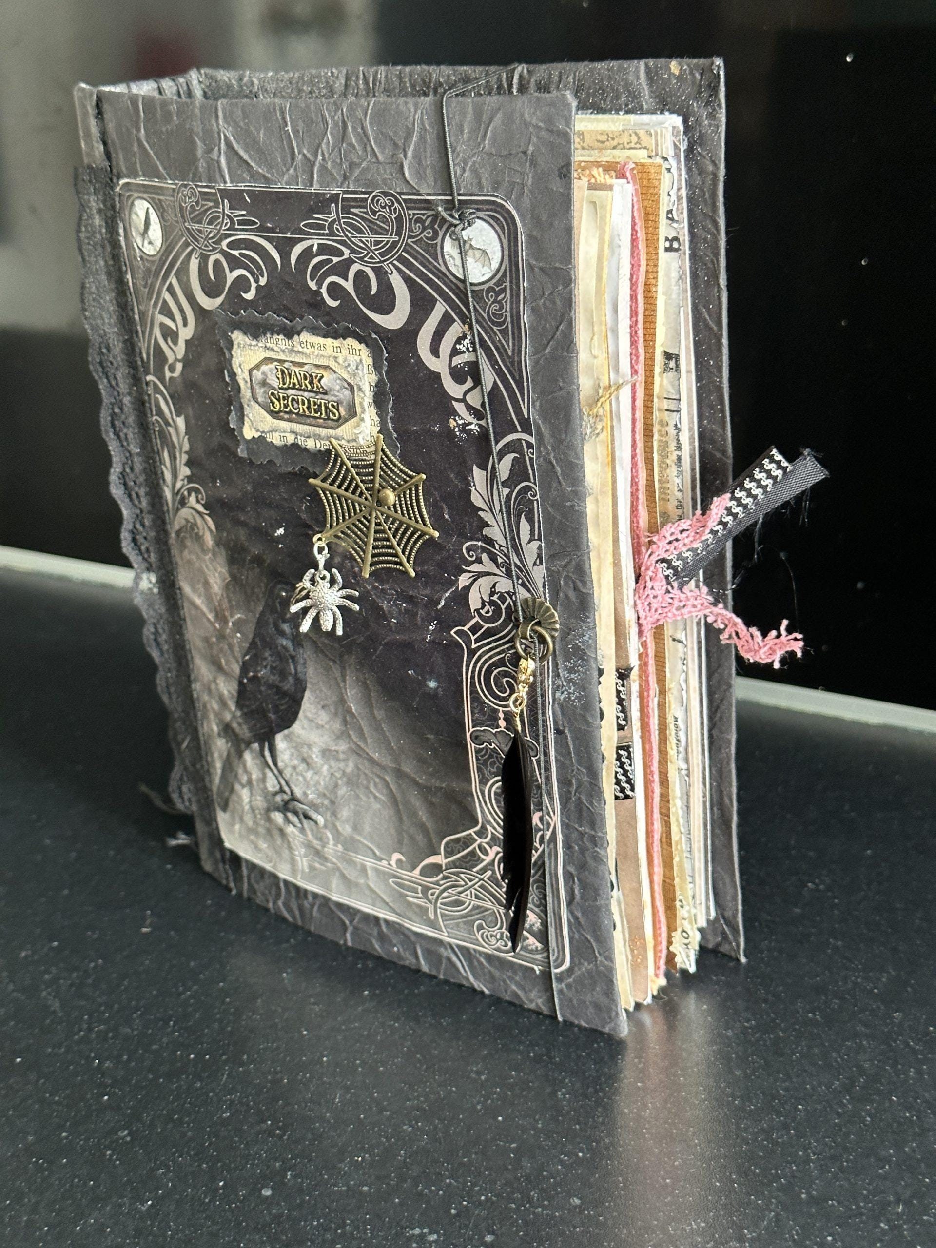 Junk Journal My Secret | Scrapbook | Diary Handmade | Vintage Journal | Diary | Recycled Paper Notebook | Creative Diary