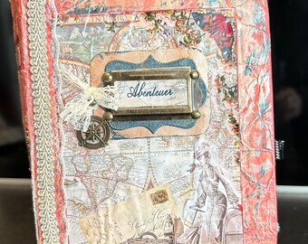 Adventure Junk Journal | Notebook | Handmade | Diary | Art Journal | Travel diary | Travel journal