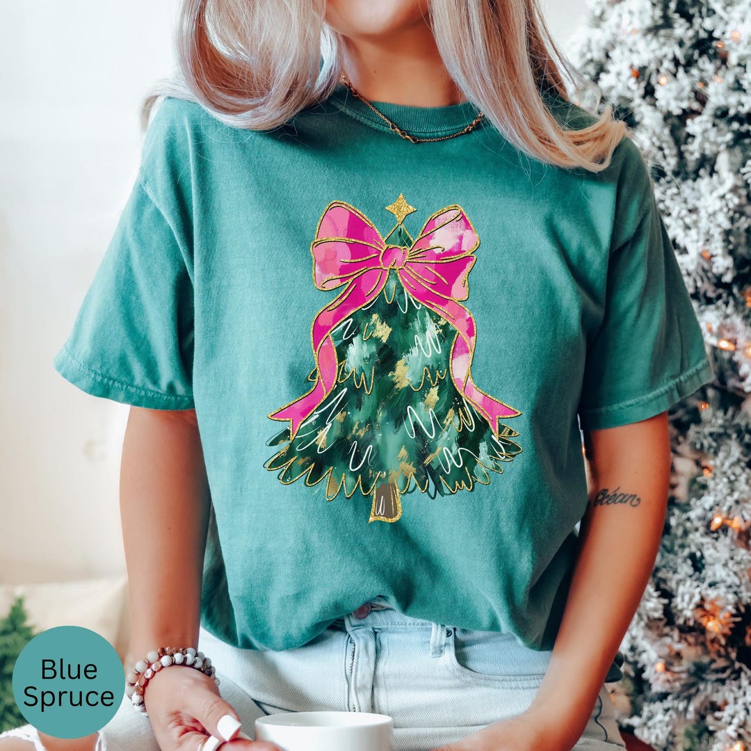 Christmas Tree & Bow Sweatshirt