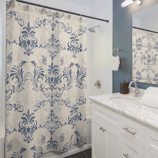 French Blue Bathroom Decor Etsy