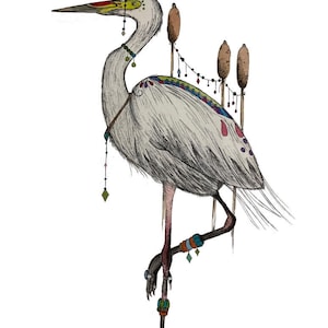 Zilverreiger dubbele kaart