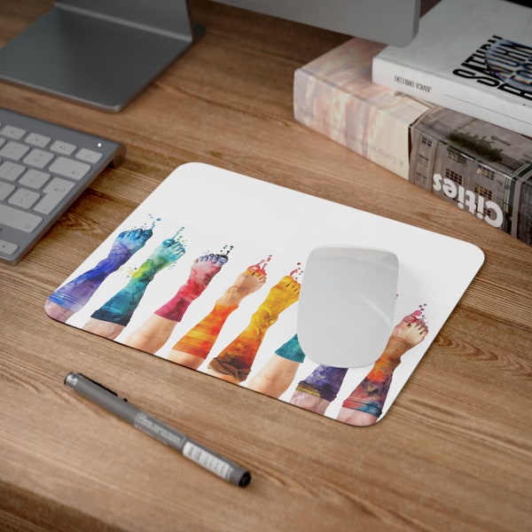 Füße Fußliebhaber Mousepad Watercolor