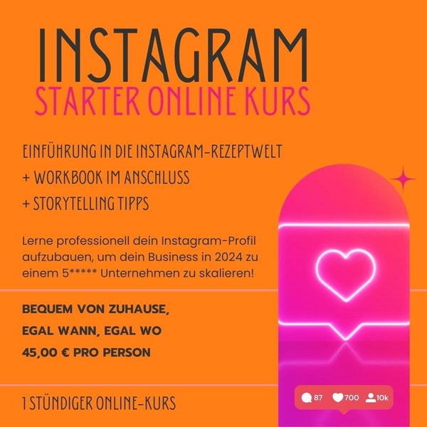 Instagram-Starter Online Kurs