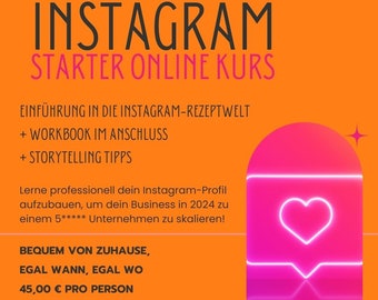 Instagram starter online course