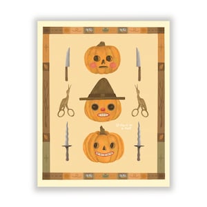 Over the Garden Wall Art Print | 8.5&quot; x 11&quot; | Pottsfield Pumpkins | OTGW Art | Halloween | Fall Art | Art Prints | Pumpkin Art | Fan Art
