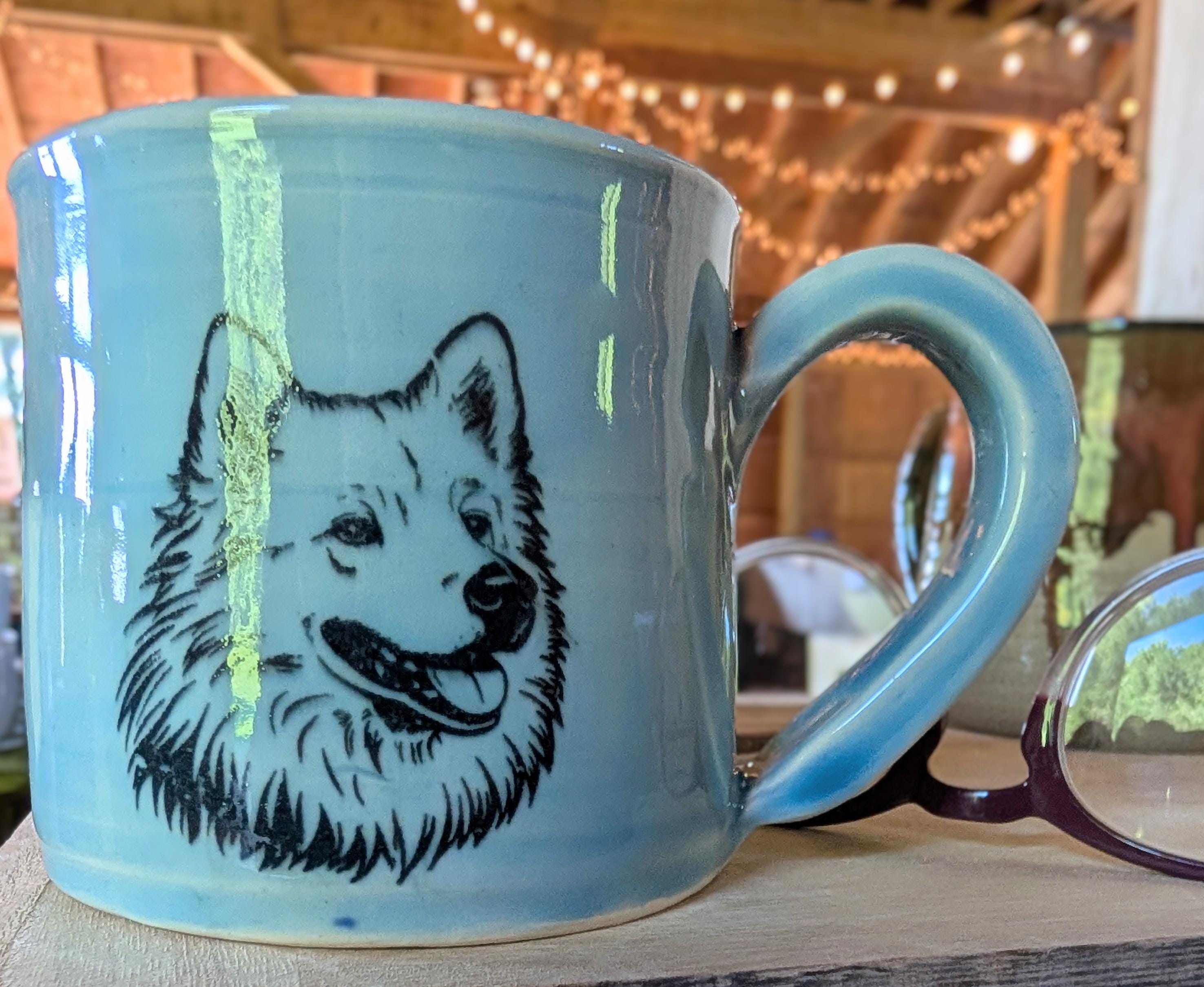 Porcelain Samoyed - Etsy
