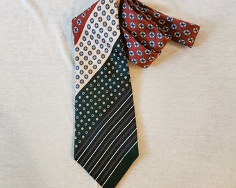Yves Saint Laurent Vintage Silk Knecktie 1970's Paris New York | Purchased at the Historical Foley's Department Store | Wide Bottom