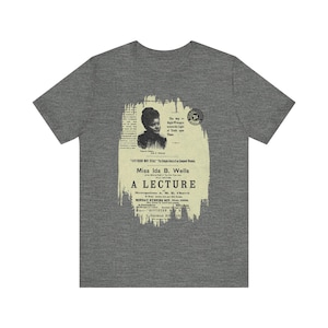 Ida B. Wells Newspaper Tee | The Black Experience | From Original Document | Wearable Art