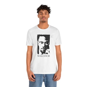Malcolm X T-Shirt | Black History Graphic Tee | Civil Rights Leader Shirt | Activist Legacy Streetwear