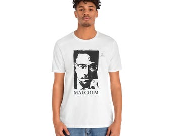 Malcolm X T-Shirt | Black History Graphic Tee | Civil Rights Leader Shirt | Activist Legacy Streetwear
