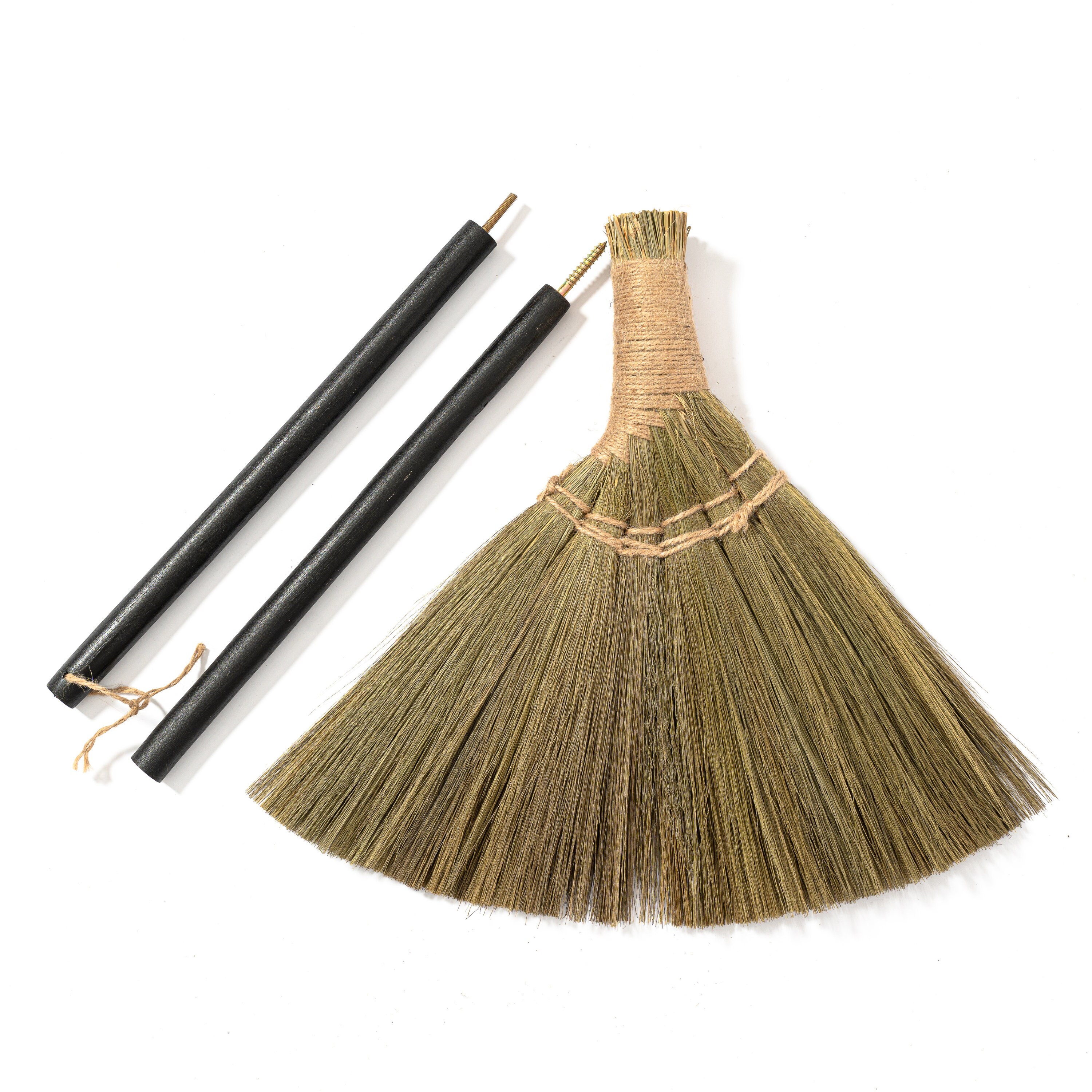 TTS for Home Vietnamese Black Broom 46inch Length Broom for Sweeping