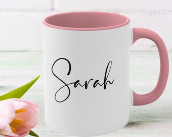 Custom Name Mug with Text Custom Large Personalized Coffee Mugs Custom Text Mug Personalized Coffee Cup Mothers Day Gift for Mom