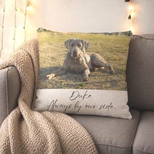 Custom Dog Memorial Pillow: Personalized Pet Loss Keepsake