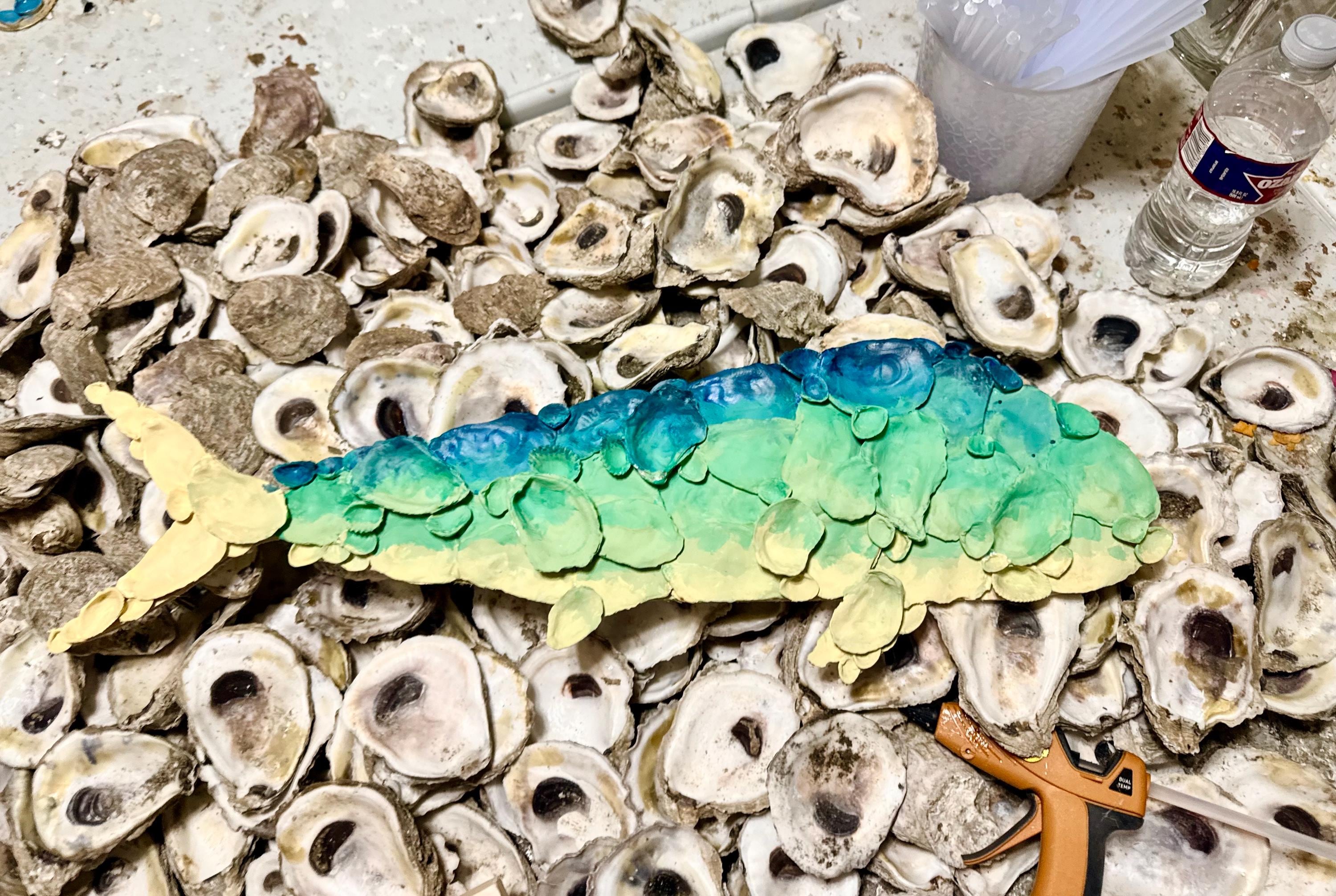 Oyster Shell Mahi Fish - Etsy