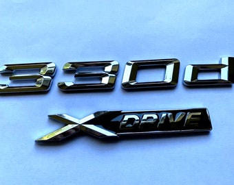 Black xDrive Trunk Emblem for 2017+ BMW G30 5-Series - IND-G30-XDTB Black xDrive Trunk Emblem for 2017+ BMW G30 5-Series - IND-G30-XDTB