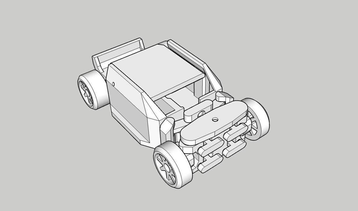 Version SS1 & SS2 - 1:64 RWD Chassis to Convert Die Cast Into RC