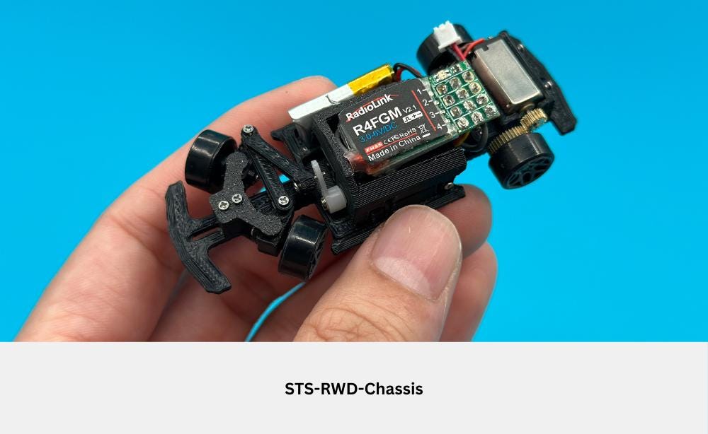 1:64 (rwd-chassis) 3D Printed Body Parts to Build/convert 1