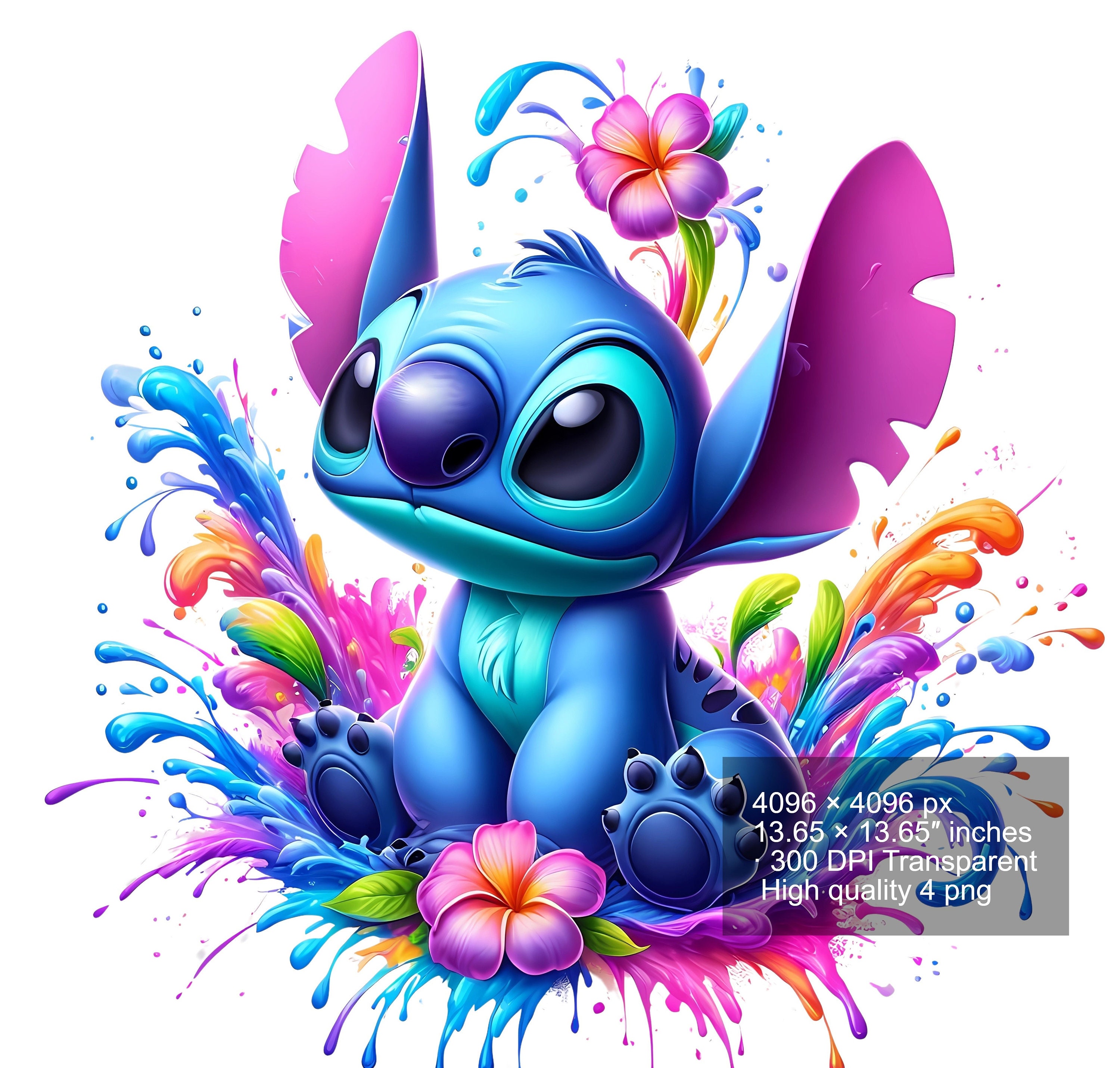 4 png-steken en aquarel digitaal ontwerp png-bestand voor sublimatie - hoge resolutie - onmiddellijke digitale png-download