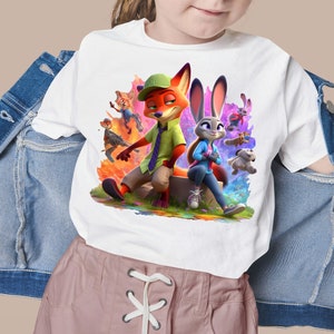 Zootopia Nick & Judy Watercolor Splash PNG (digital Download) - Etsy