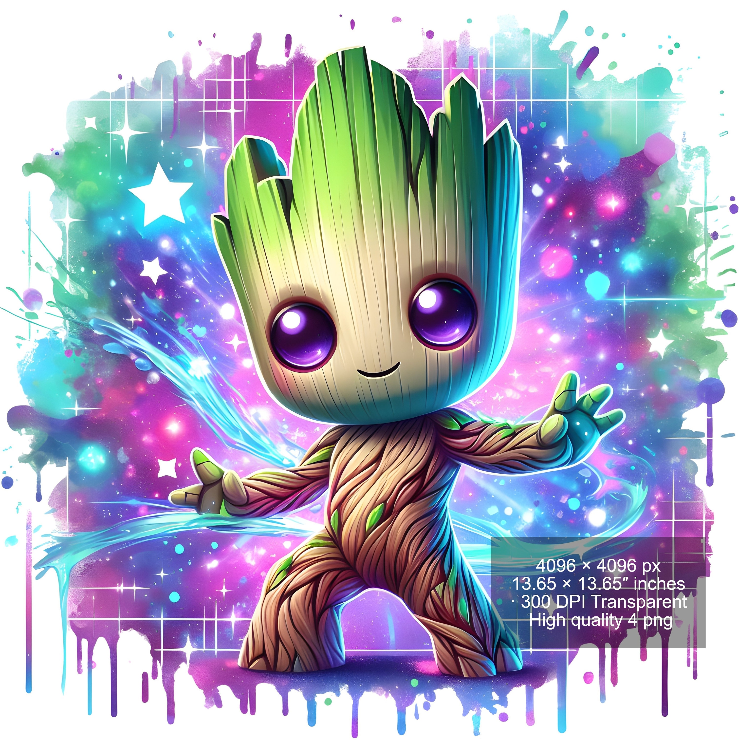Baby groot png - Etsy México, image size:2996x3000