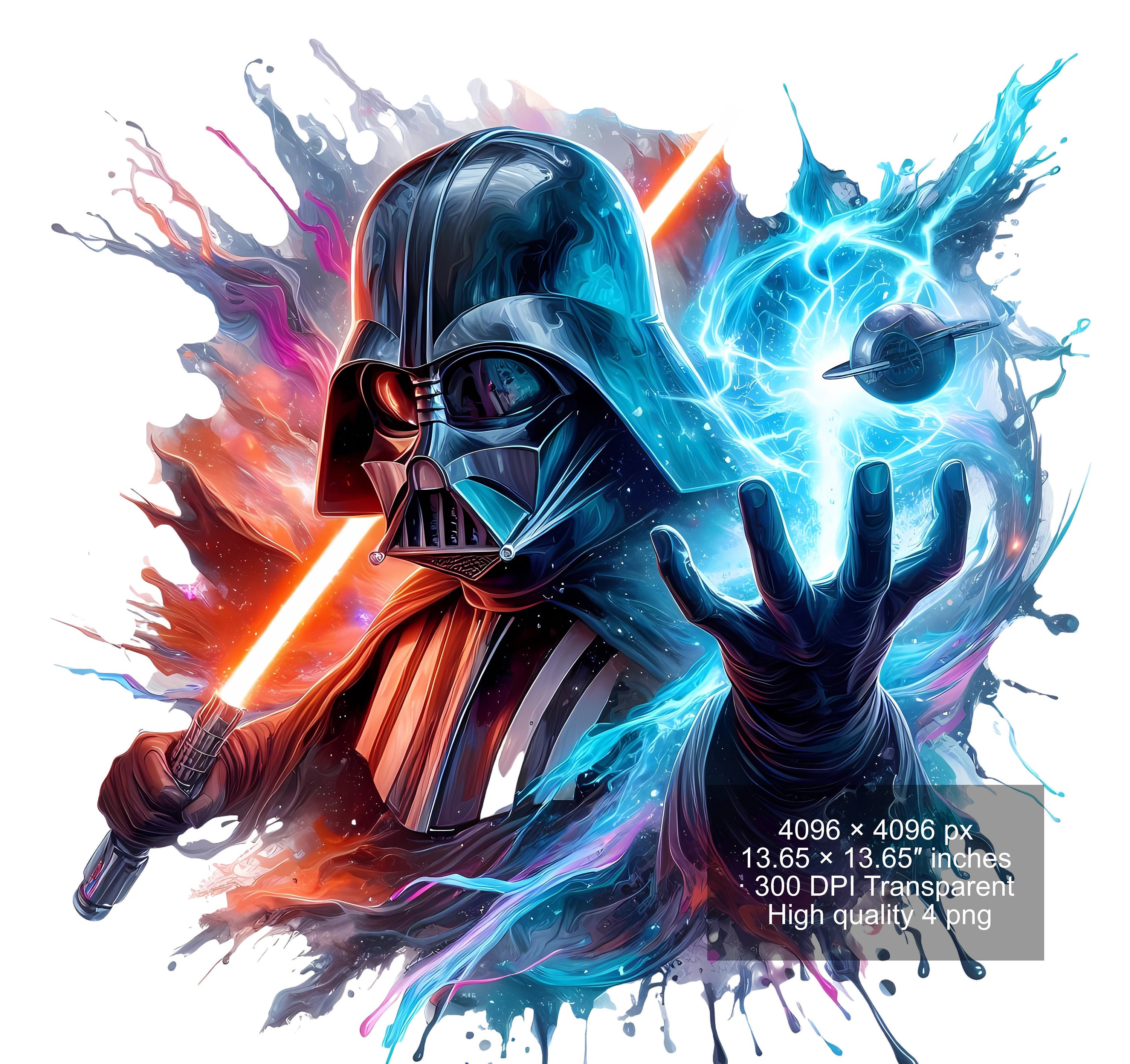 Darth - Etsy Vader Art Wall