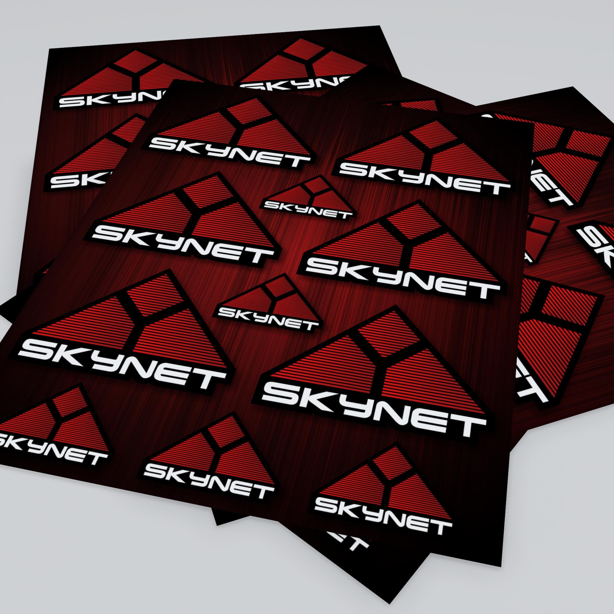 Skynet Sticker Skynet Sticker Sheet With 11 Stickers AI Sticker Cult - Etsy
