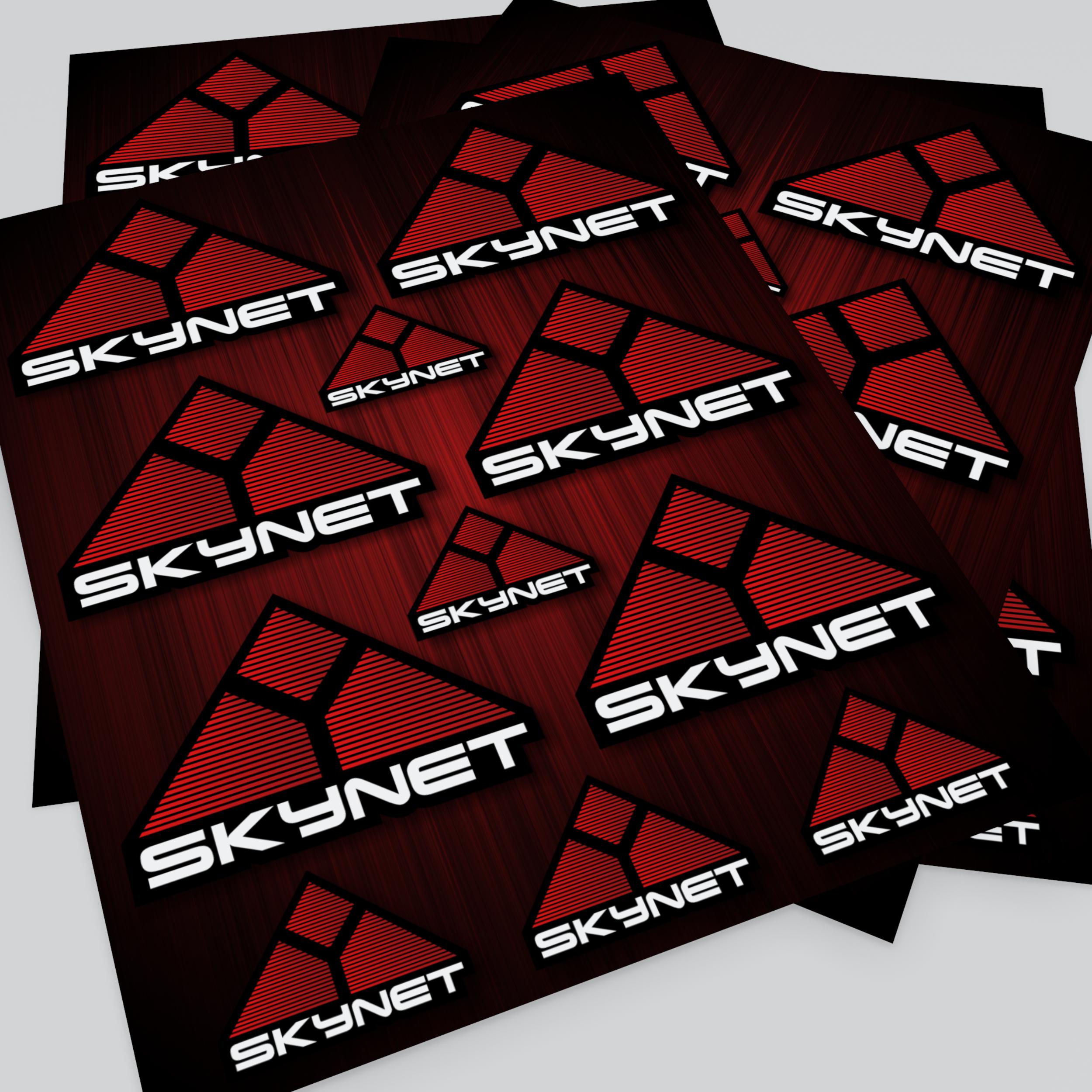 Skynet Sticker Skynet Sticker Sheet With 11 Stickers AI Sticker Cult - Etsy
