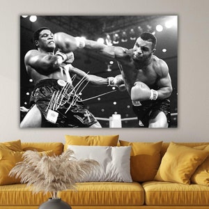 Mike Tyson Canvas, Mike Tyson Print, Boxing Poster, Mike Tyson Wall Art, Mike Tyson Poster, Boxing Wall Decor, Boxing Gift Art,Ready To Hang
