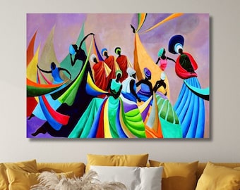 African American Art, Black Girl Art, Black art, Black Woman Art, Woman Art Decor, Modern Wall Art, Fashion Woman Art, Black Girl Wall Art