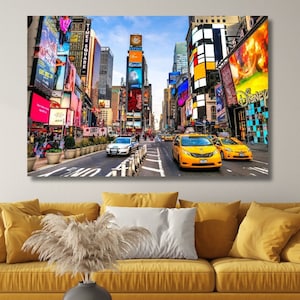 NYC Manhattan Times Square,Times Square Print Times Square Poster Times Square Photo Times Square Wall Art Times Square,Ready To Hang Canvas
