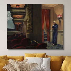 Edward Hopper Canvas Reproduction Wall Art, Edward Hopper Museum Painting, Modern Wall Art,Hopper Wall Art,Edward Hopper Print,Ready to Hang