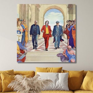 Gangsters Canvas Art,Famous Gangsters Wall Art,Canvas Art,Godfellas Poster,Large Canvas Wall Art,Luxury Wall Art,Ready To Hang Canvas