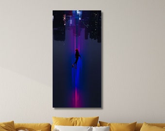 Miles Morales Poster,Spiderman Verse Miles Morales Poster,Spiderman Canvas Print ,Spiderman Poster,Marvel Poster,Gift for Kids,Ready to Hang