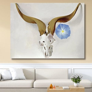 O&#39;Keeffe Arts, Georgia O&#39;Keeffe Landscape Canvas, Reproduction Painting, O&#39;Keeffe Picture, O&#39;Keeffe Poster,Handmade Wall Decor,Ready to Hang