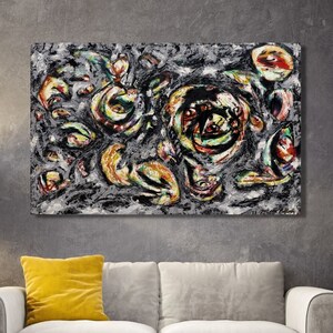 Jackson Pollock Poster Canvas Wall Art Extra Large Canvas Wall Art Abstract Wall Art Home and Living Room Decor Jackson Pollock Convergence