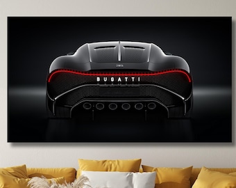 Bugatti Canvas Inspired Digital ART, Chiron,Digital Car Print, Car Poster,Bugatti chiron,Automotive Enthusiast, Car Gift, Bugatti Art Chiron