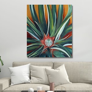 Georgia O&#39;Keeffe Painting Wall Art,Reproduction Painting,O&#39;Keeffe Picture,O&#39;Keeffe Poster,OKeeffe White Flower Wall Art,Ready to Hang Canvas