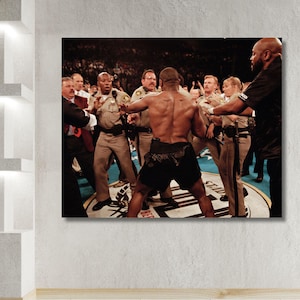 Mike Tyson Poster, Mike Tyson Print, Boxing Poster, Mike Tyson Wall Art, Mike Tyson Canvas, Boxing Wall Decor, Boxing Gift Art,Ready To Hang