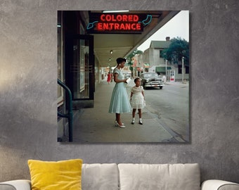 Gordon Parks Poster,Drinking Fountain Black Lives Matter African American,Department Store Segregation in the South Colored,Ready To Hang