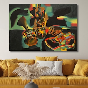 Wassily Kandinsky Arts Composition VII Wall Art Print,Kandinsky Reproduction Print,Canvas Wall Art Decor,Office Wall Art,Modern Wall Art