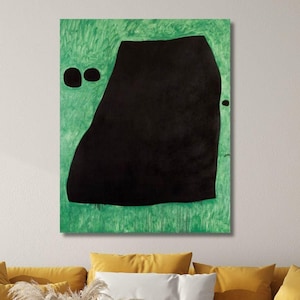 Joan Miro Paysage Paintings, Exhibition Wall Art, Joan Miro Poster, Joan Miro Print, Luxury Wall Art, Surrealism Art,Ready to Hang Canvas