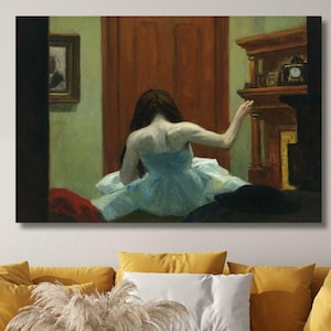 Edward Hopper Bride Girl Art Edward Hopper Canvas Reproduction Wall Art Modern Wall Art Hopper Wall Art Edward Hopper Print Ready to Hang