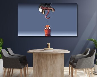 スパイダーマン ヴェノム ポスター プリント アート - Etsy 日本