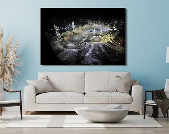 Kaaba Wall Art Islamic Wall Art Kaaba Painting Islamic Wall Decor Islamic Paintings Muslim Home Muslim Gifts Kaaba Wall Decor Islamic Prints