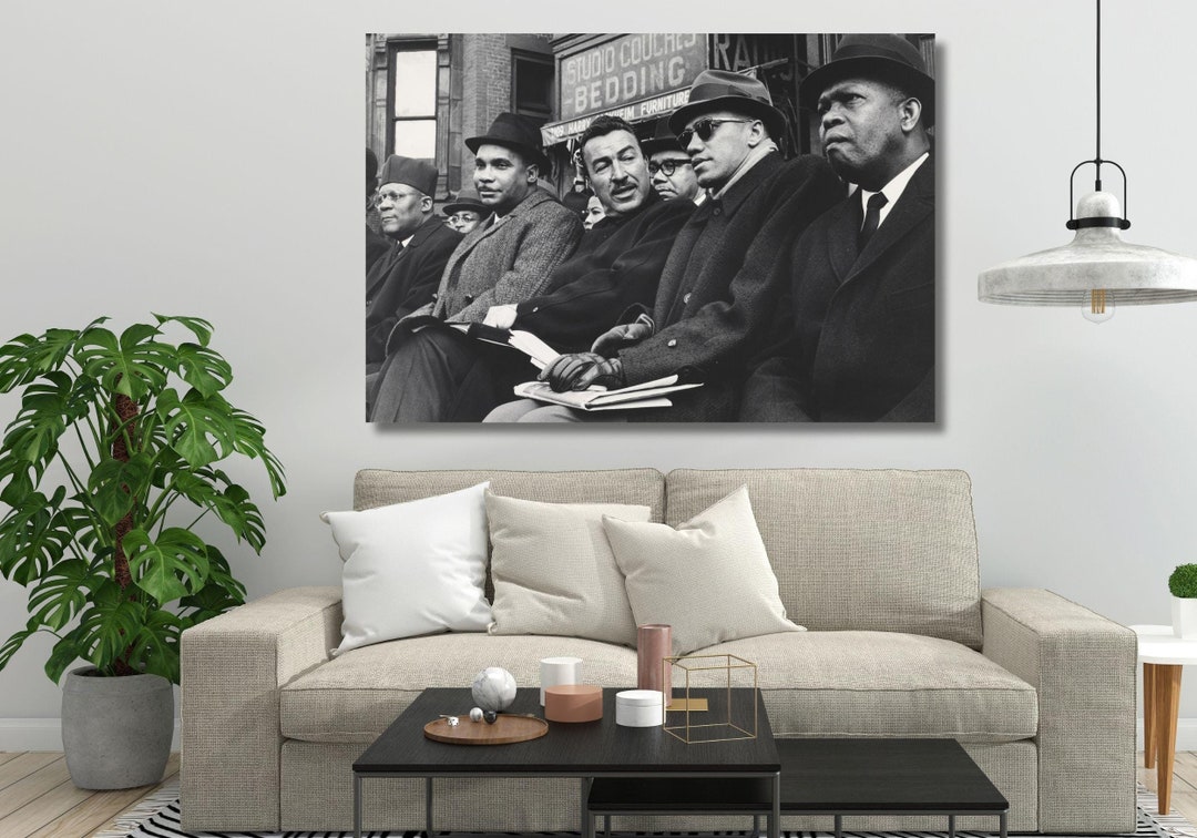 Gordon Parks Harlem Rally 1960 Civil Rights Movement Wall Art Black ...