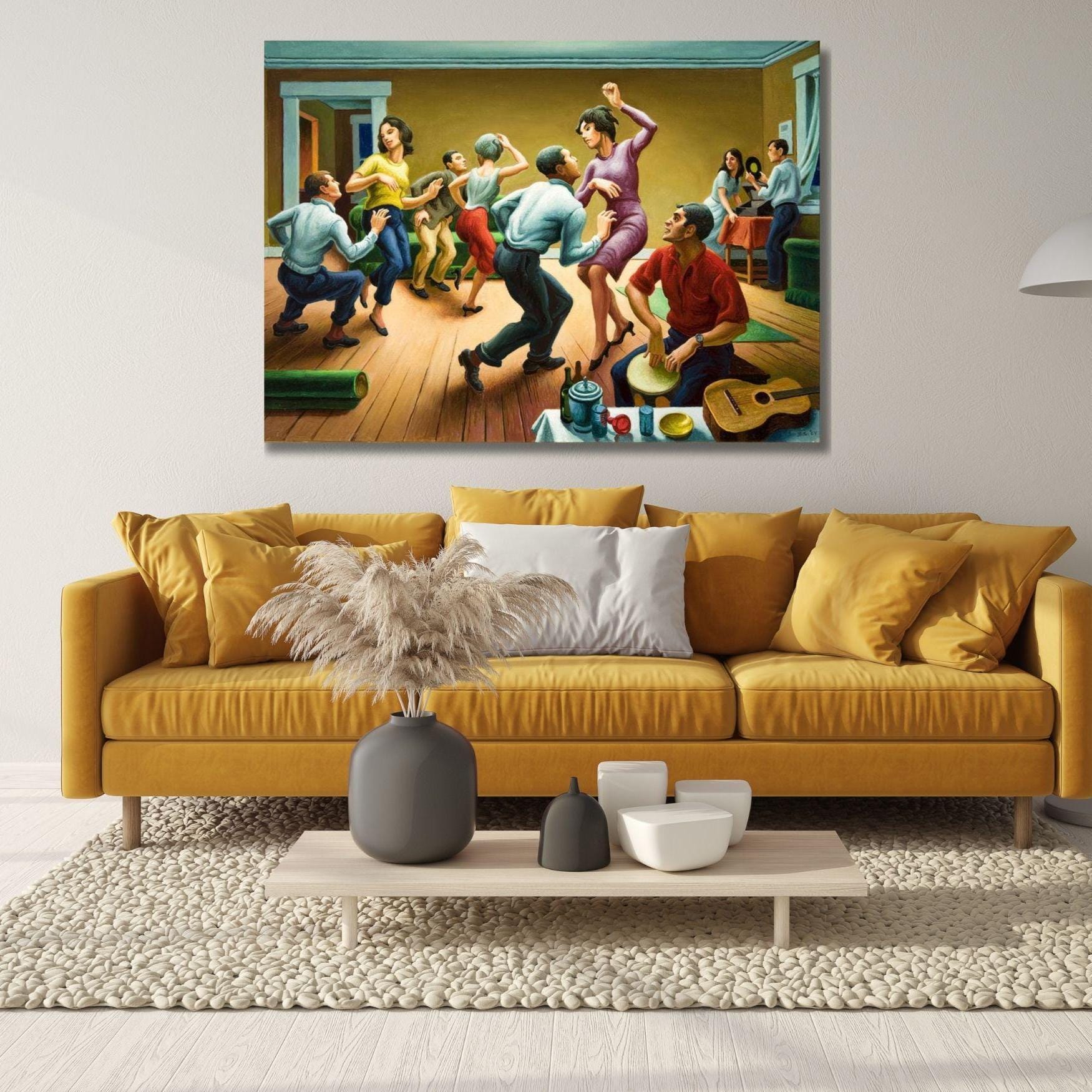 The Twist Dance by Thomas Hart Benton Ready to Hang Canvas Art