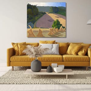 The Cornfield By John Nash Ready to Hang Canvas Wall Art Quality Print John Nash Wall Art Vintage Print Art John Nash Poster, Gift for Him