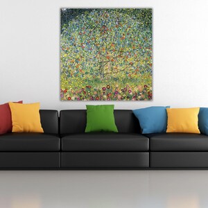 Apple Tree 1912 by Gustav Klimt Print, Gustav Klimt Wall Art, Klimt Canvas, Gustav Klimt Prints, Gustav Klimt Poster, Gallery Quality Canvas